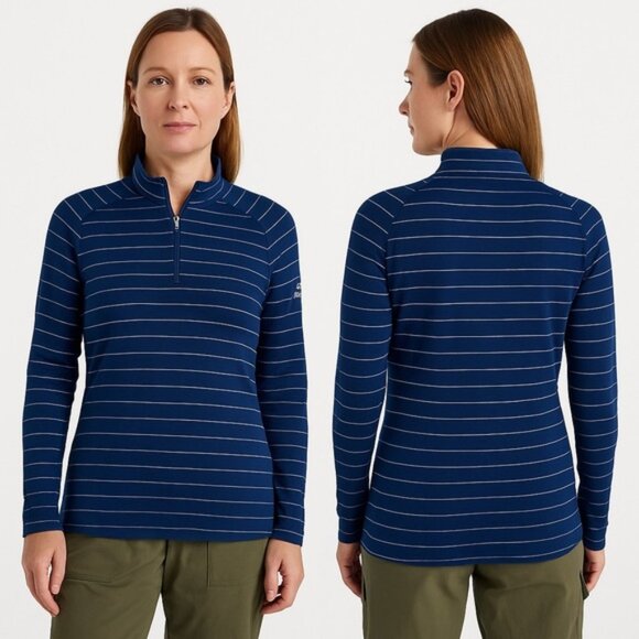 Icebreaker Merino 200 Oasis Half Zip Thermal Top 100% Merino Wool - Picture 1 of 7